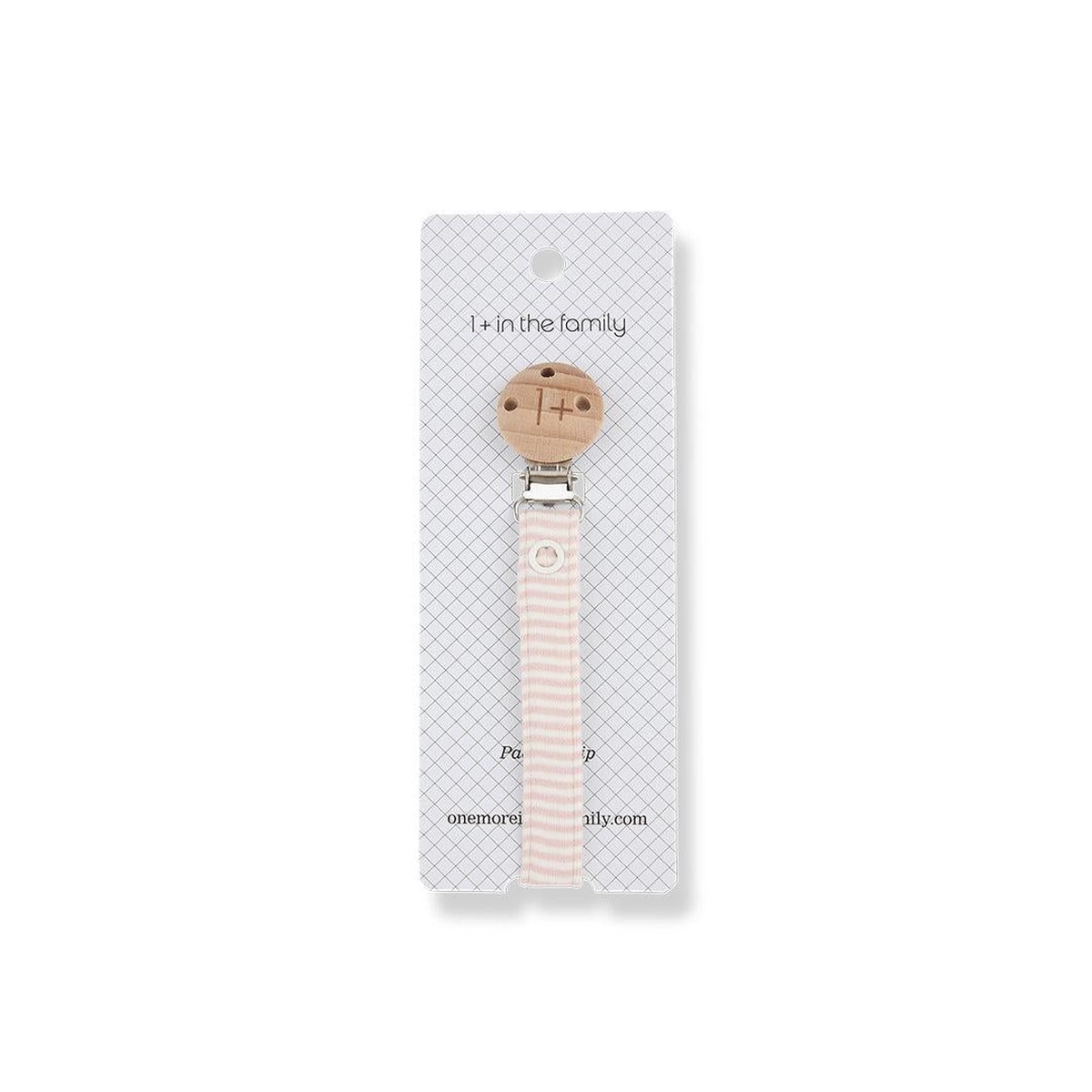 1 In The Family Aina Pacifier Clip - Nude