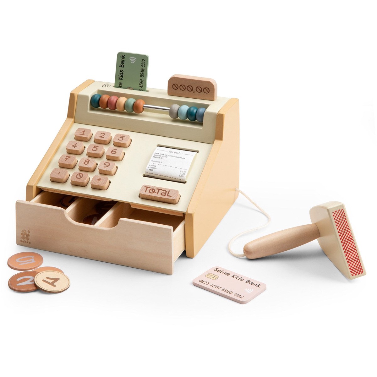 Sebra Wooden Sebra Cash Register