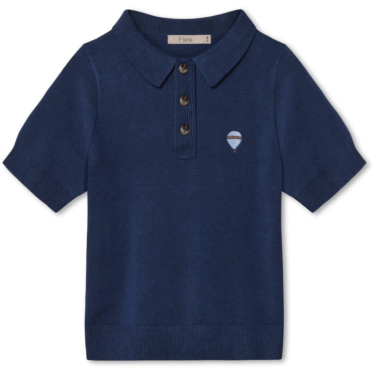 Fliink Insignia Blue Favo Ss Polo 6 y