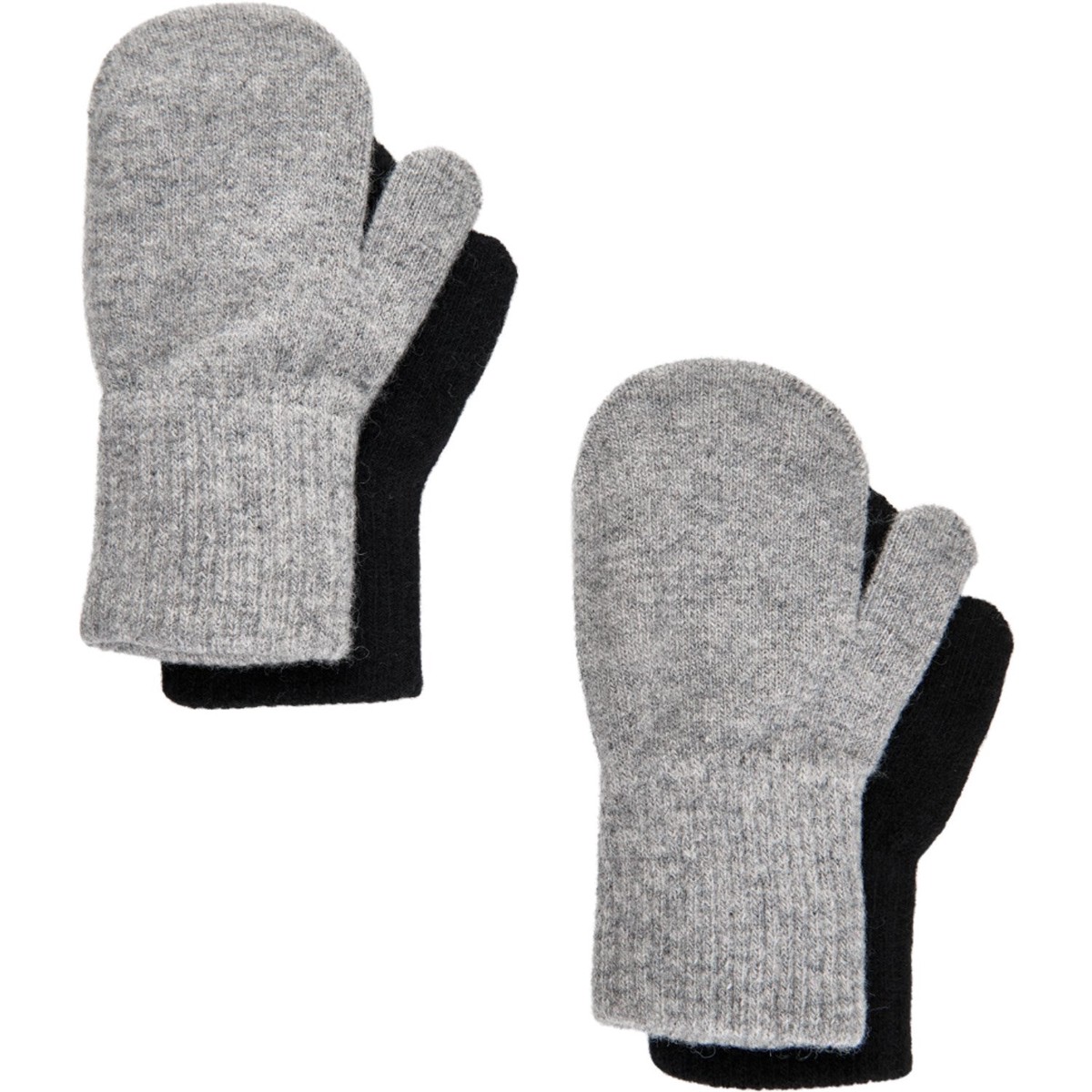 CeLaVi Grey Magic Mittens 2-Pack 1-2 y